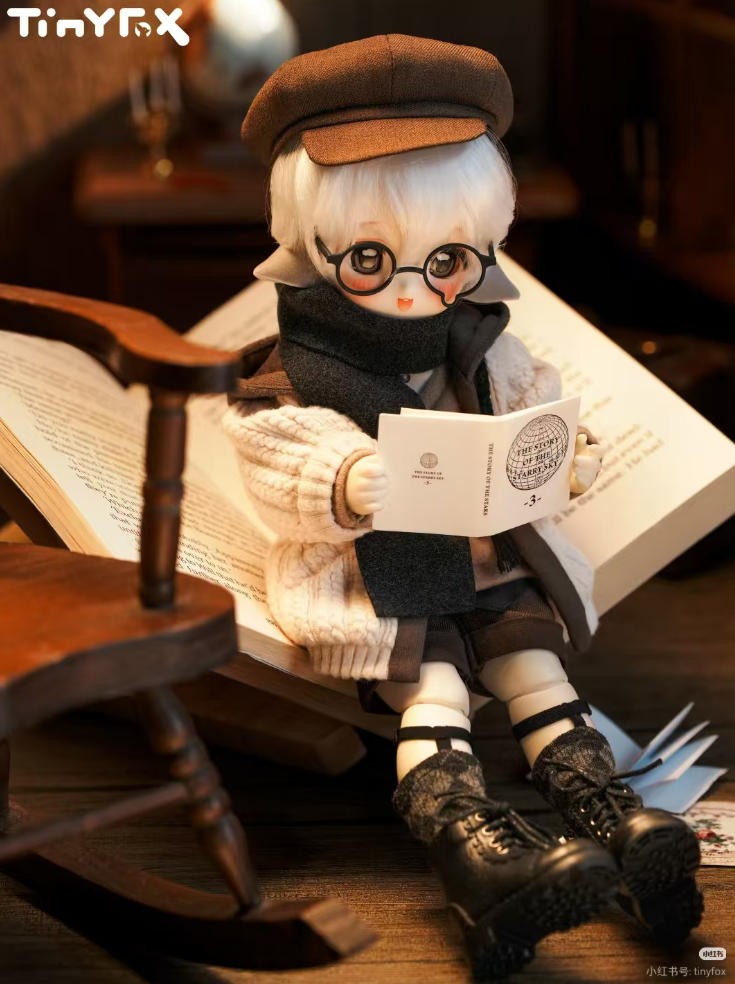 Tinyfox Meru Lamb Librarian 27.5cm/10.8In 1/6 Bjd Lovely Full Set Official Gift