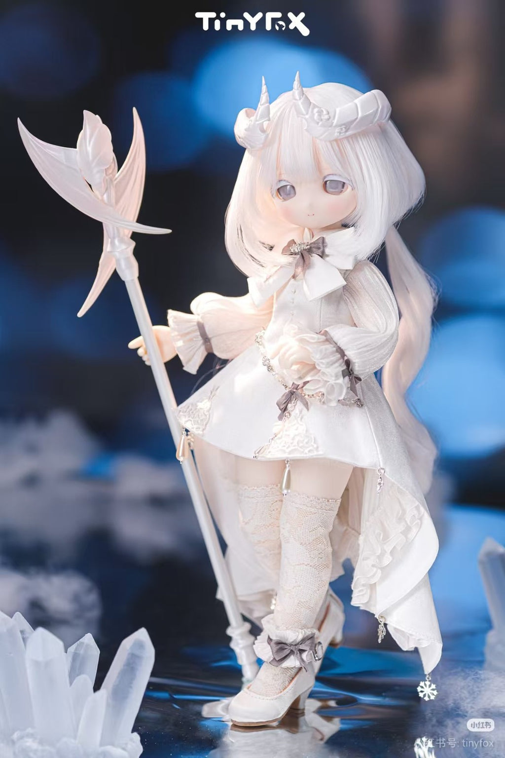 Tinyfox The White Dragon Freyde 27.5cm/10.8" 1/6 Cute Bjd Full Set Official Gift