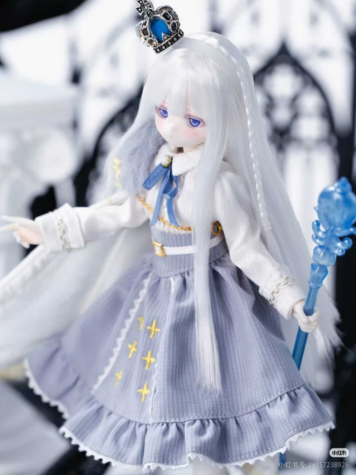 6Pcs Momernt Aperture Music Box 28.5cm/11.2In Bjd Dressable Action Figures Gift