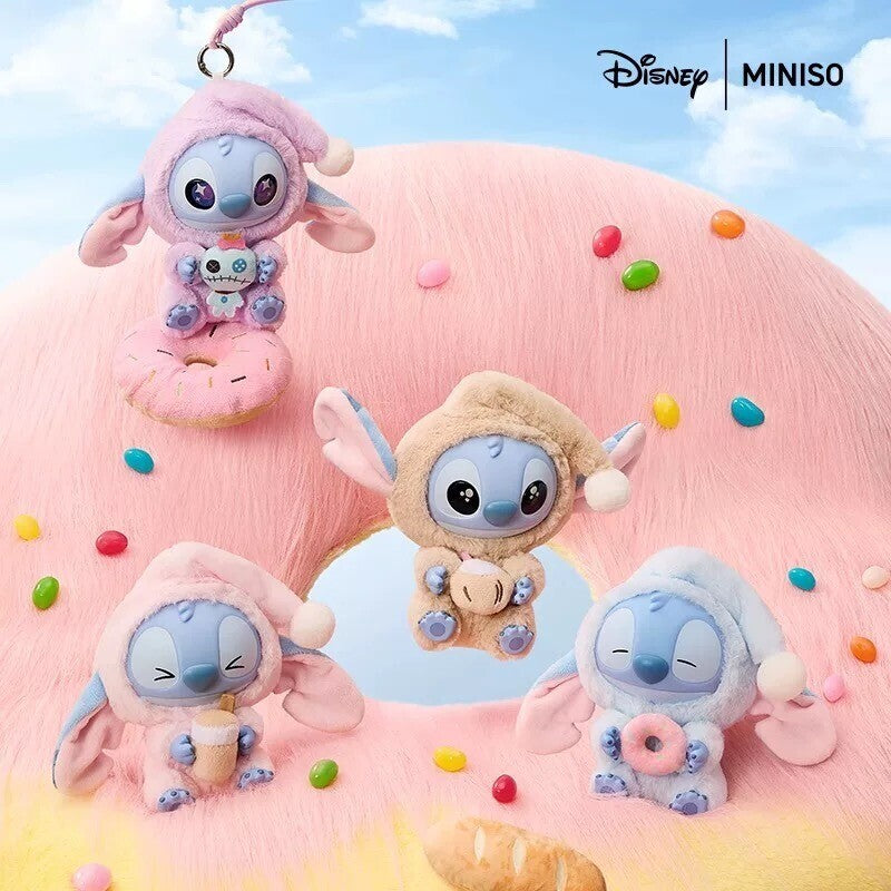 MINISO Stitch Eat Something Before Sleep Series Vinyl Figure Confirmed Toy