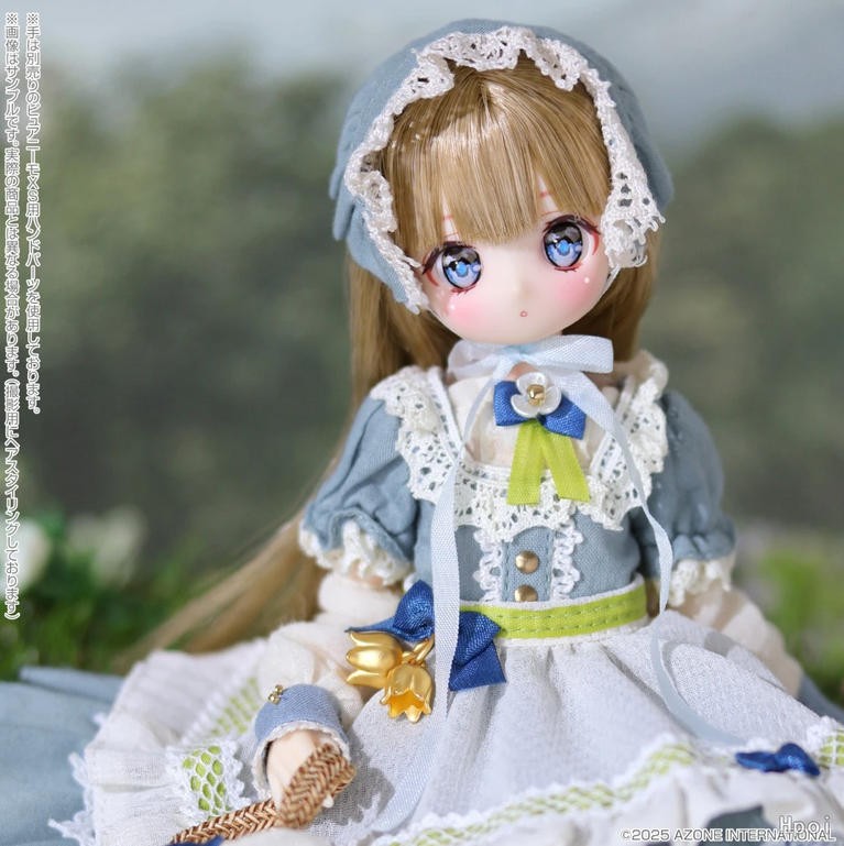 Azone Iris Collect Petit Ruchiru Blue Myosotis Peach Blossom 8.2In 1/6 Full Set