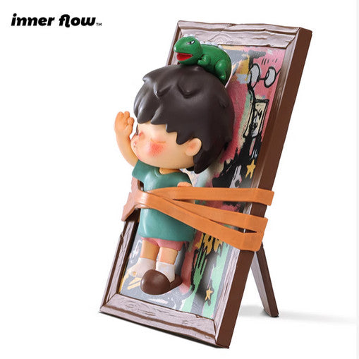 Authentic Hirono Listening Saying Seeing Series 11.2cm Figure Full Set 3