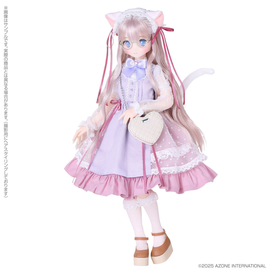 Azone Dreamin Mebae A Gift From M.k Black White Cat 22.5cm/8.8In 1/6 Full Set