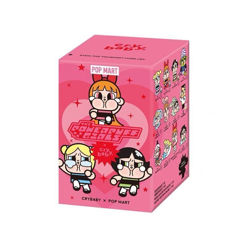 POP MART CRYBABY The Powerpuff Girls Series Confirmed Blind Box of 12 Toys Gift