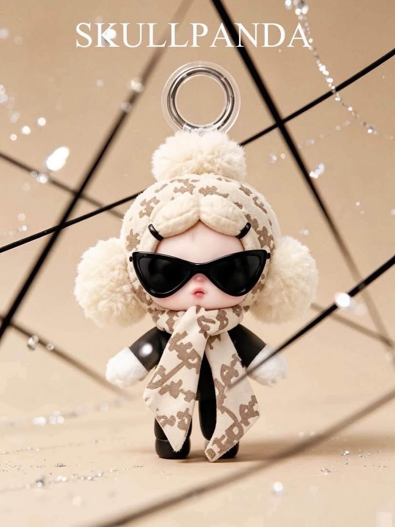 POP MART Skullpanda Off Mode Series Plush Pendant Authentic Hot Toy Gift