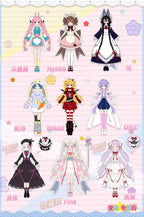 Magical Girl Series 8.6In Bjd Dressable Doll Lovely Action Figure Gift In Stock