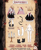Nyssa Bizarre Nightmare Series 18cm/7In Bjd Doll Dressable Action Figure Gift