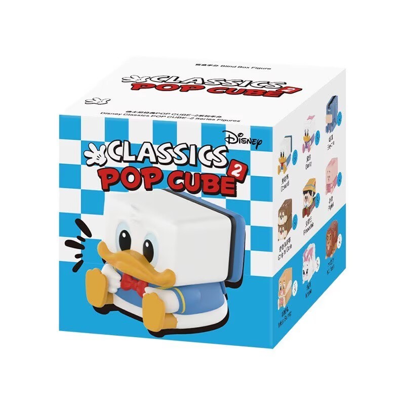 Authentic Disney Classics POP CUBE-2 Series Blind Box Figures Toy MINI Doll