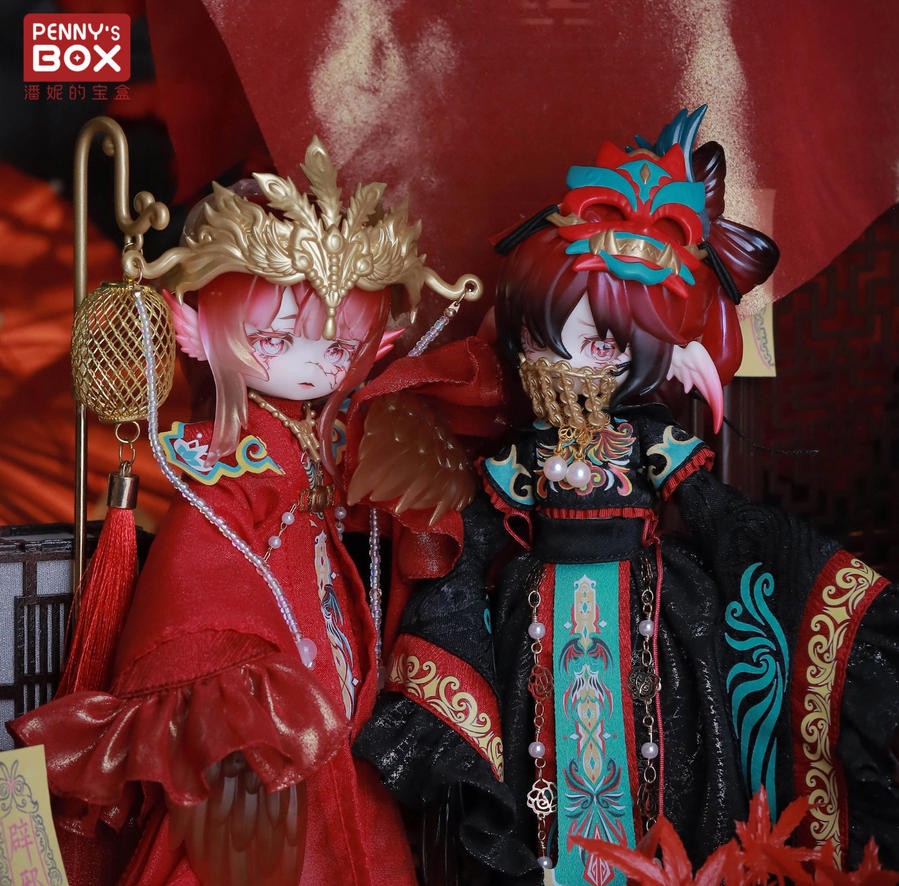 Penny's Box Fanmeng Red Yunyu Attic 9In Bjd Hang Card Official Action Figure