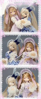 Magical Girl Yoru Blue Starry and Story Bjd Hang Card Limited Action Figure Gift