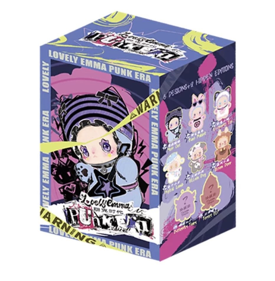 Lovely EMMA Punk Era Series Plush Pendant Doll Blind Box Figures Toy