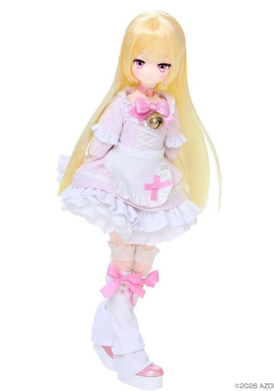 Pre-Sale Azone Pop’N Soda Maid Strawberry Sweet Blue Soda 8.4In 1/6 Bjd Full Set