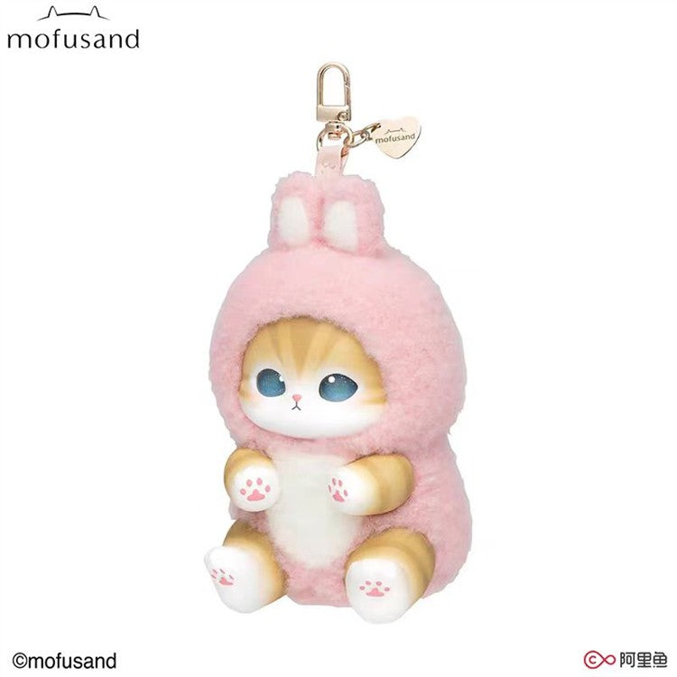 Mofusand Kiramekko Fluffy Kittens Animal Cos Plush Vinyl Pendant Gift In Stock