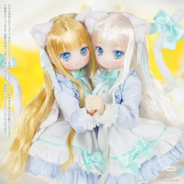 Azone Dreamin Mebae White Fortune Cat 21cm/8.2In Limited Ver. 1/6 Full Set Gift