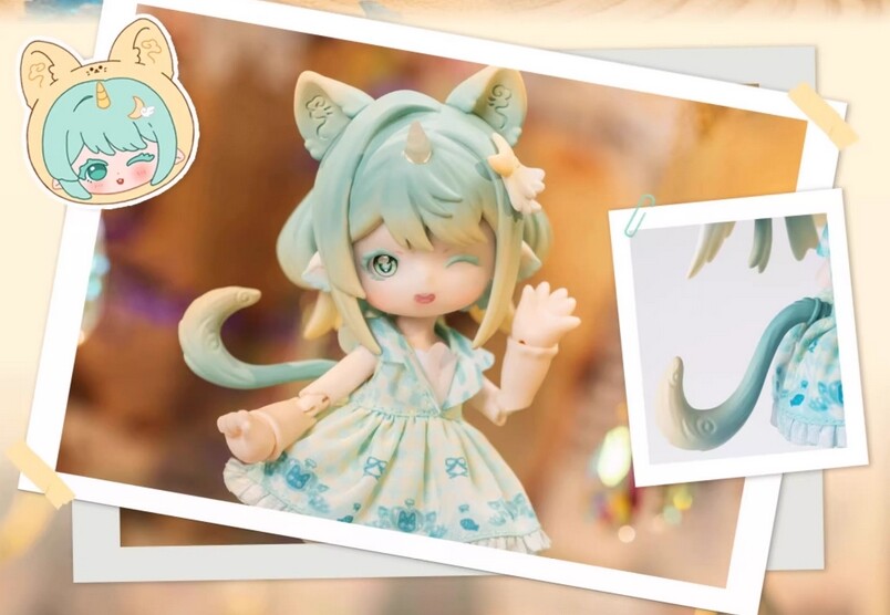 Penny's Box Cute Beast Magic Confirmed Bjd 19cm/7.4In Action Figure