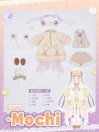 Pekopeko Magical Girl Series 23cm/9In Bjd Dressable Lovely Action Figure Gift