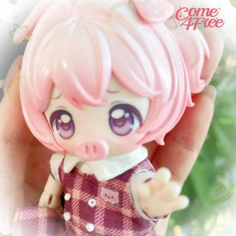 6Pcs Come4Free Bonnie Dessert Kindergarten Series 5.1~5.5in Bjd Dressable Dolls