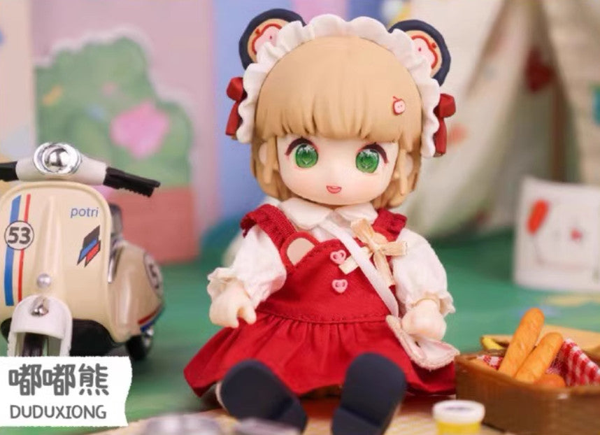 6Pcs Nagi Exchange Student Series 5.9In Bjd Doll Action Figure