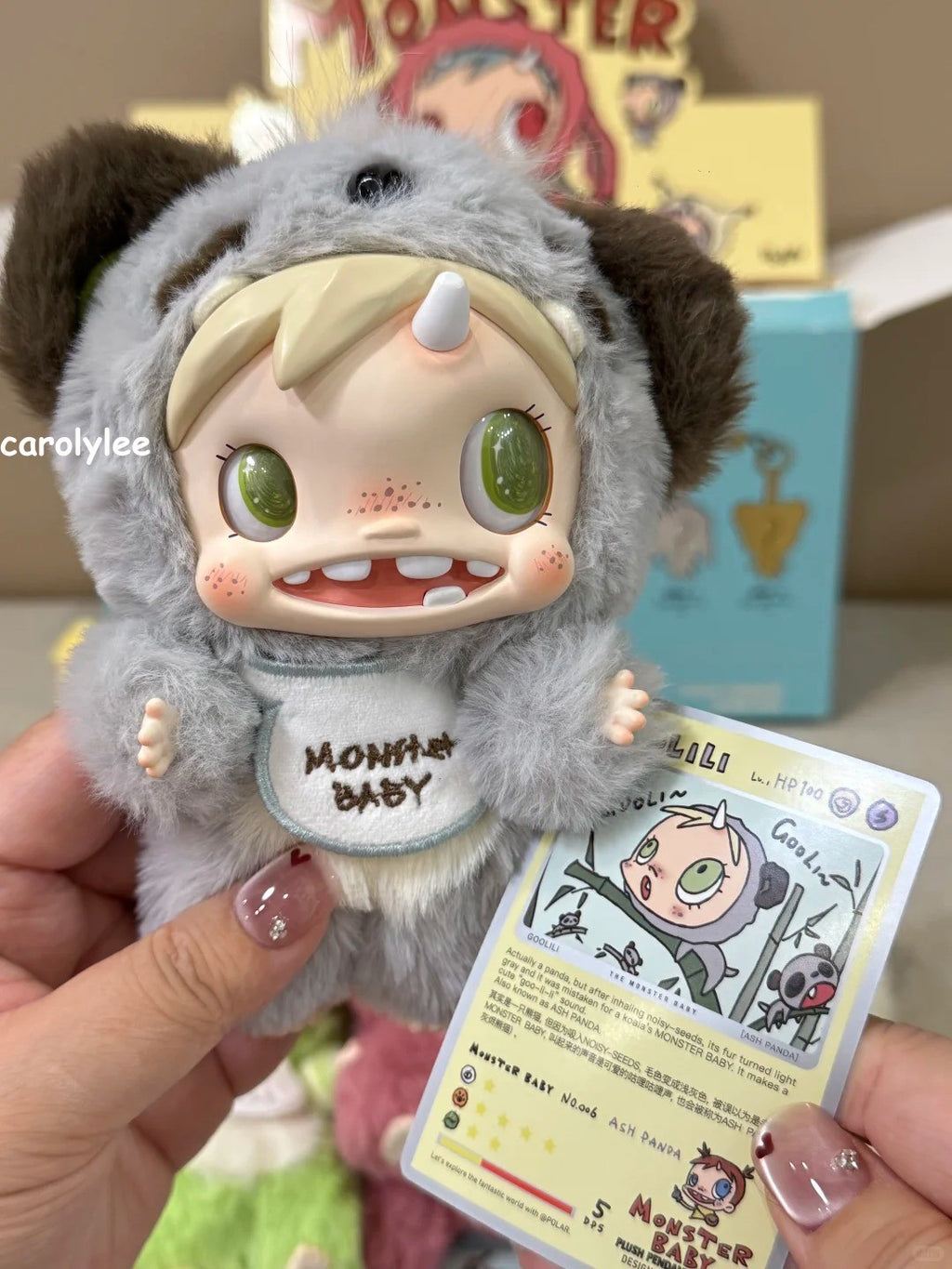 POP MART POLAR-Monster Baby Collection Series Plush Pendant Ver.1 Authentic