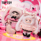 A Set Of 6pcs Top Toy Nommi Pinky Energy Series Blind Box Confirmed Plush Doll