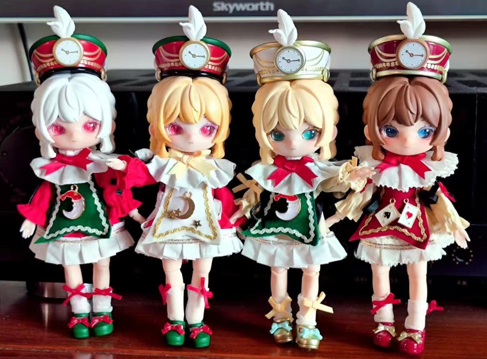 Liroro Nutcracker Guard Christmas Daytime Meteor Bjd Hang Card Dressable Limited