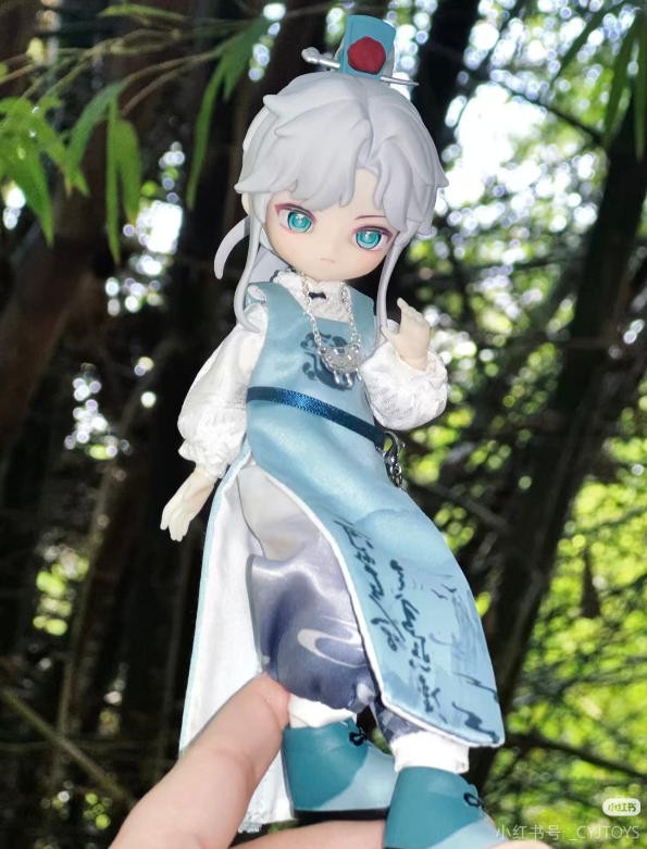 6Pcs Ta Feng Yin 18.5m/7.2in Bjd Dolls Dressable Action Figures Official Gift