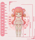 Lucky Doll Pocket Delicious Food 14cm/5.5In Bjd Dressable Action Figure Official