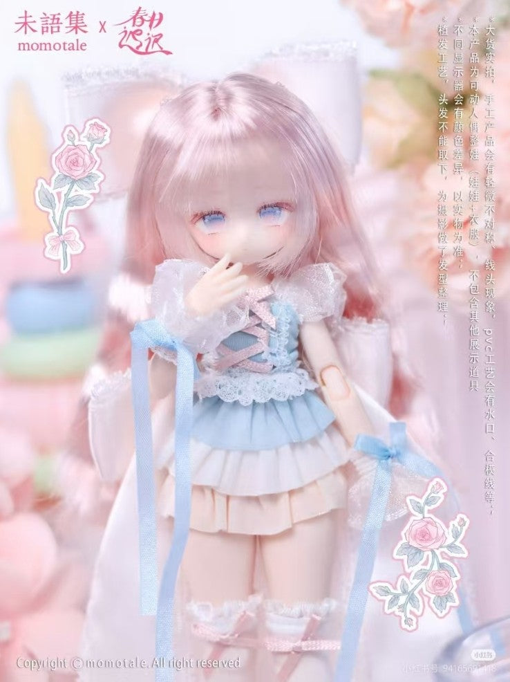 Momotale Series Lily Alice Rabbit Spring Day Bjd Cute Action Figure Gift Genuine