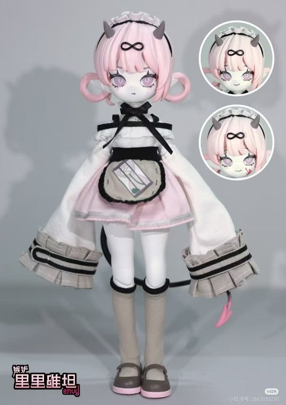 6Pcs Cooze Devil's Born Series 21cm/8.2In Bjd Doll Dressable Action Figures Gift