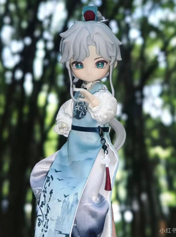 6Pcs Ta Feng Yin 18.5m/7.2in Bjd Dolls Dressable Action Figures Official Gift