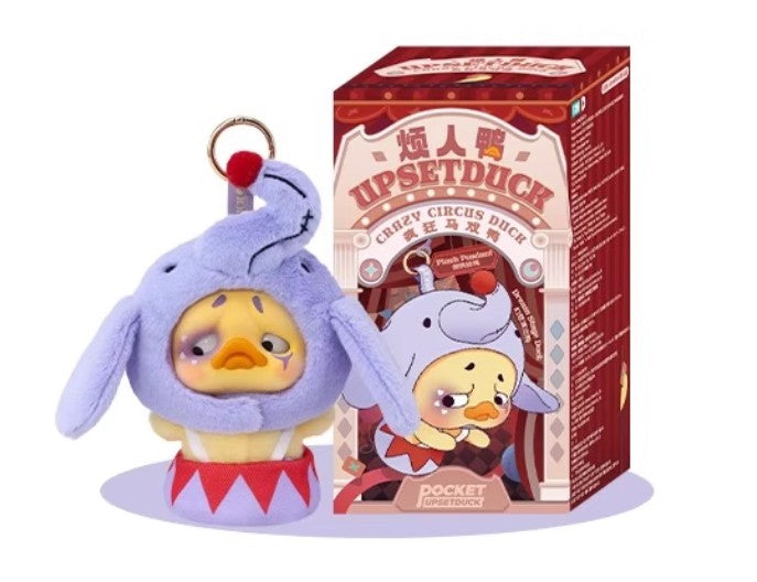 6Pcs Pocket Upsetduck Crazy Circus Duck 5.9in Action Figures Plush Pendant Gift