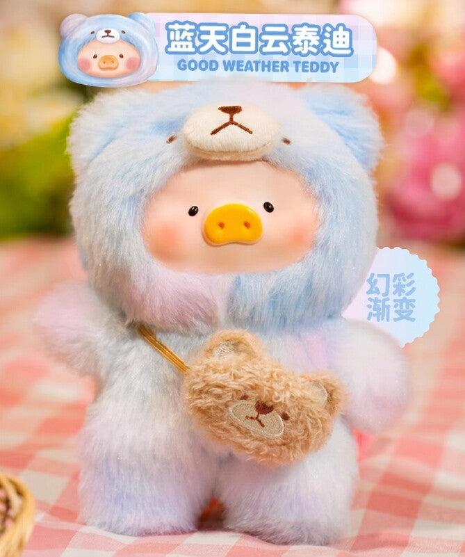 6Pcs Lulu The Piggy Teddy/Bunny Joyful Time Action Figures Vinyl Pendants