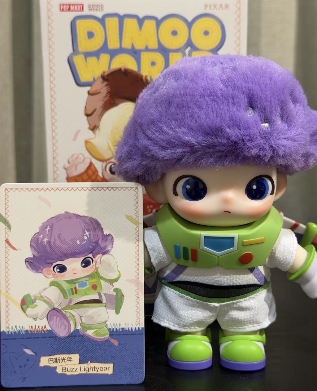 Buzz Lightyear【Hidden】- DIMOO WORLD x PIXAR Series Toy Vinyl Plush Pendant