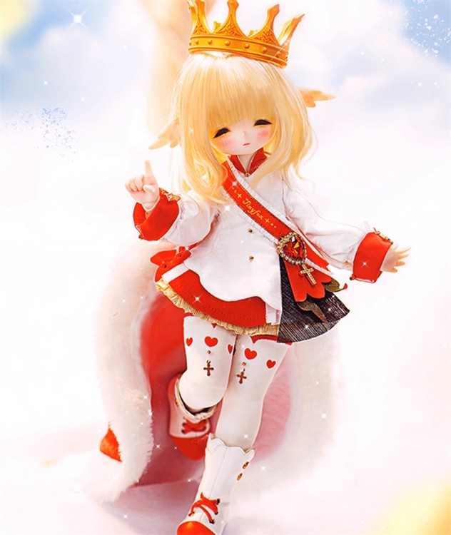 Tinyfox Fox King Coroation of The King 10.8In Bjd Mjd Full Set Limited Official