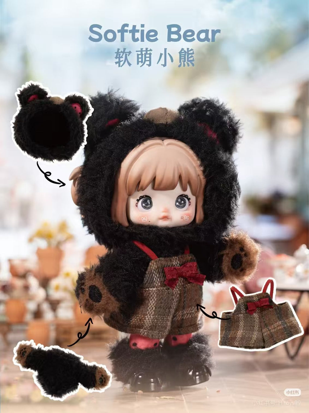 Nommi Forest Kingdom Animal 25cm/9.8In Plush Pendant Action Figure Gift In Stock