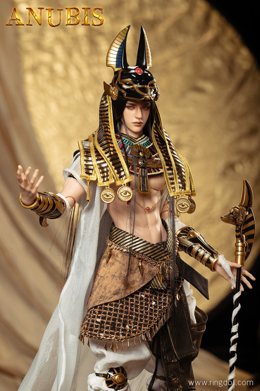Pre-Order Ringdoll Anubis Egyptian Pharaoh 50cm/19.6" Bjd Full Set Official Gift