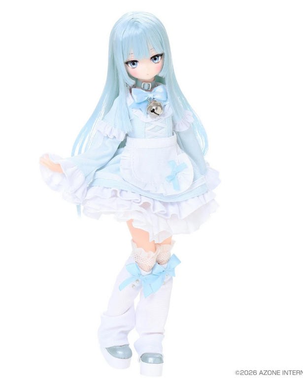 Pre-Sale Azone Pop’N Soda Maid Strawberry Sweet Blue Soda 8.4In 1/6 Bjd Full Set