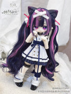 6Pcs Meki Fluffy Goodnight 24cm/9.4In Bjd Dressable Lovely Action Figures Gift