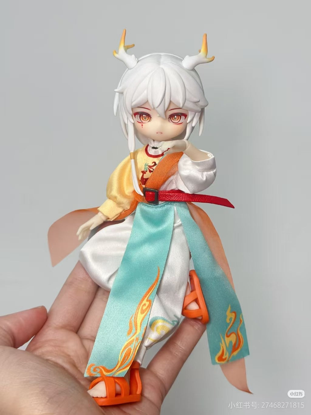 6Pcs Ta Feng Yin 18.5m/7.2in Bjd Dolls Dressable Action Figures Official Gift