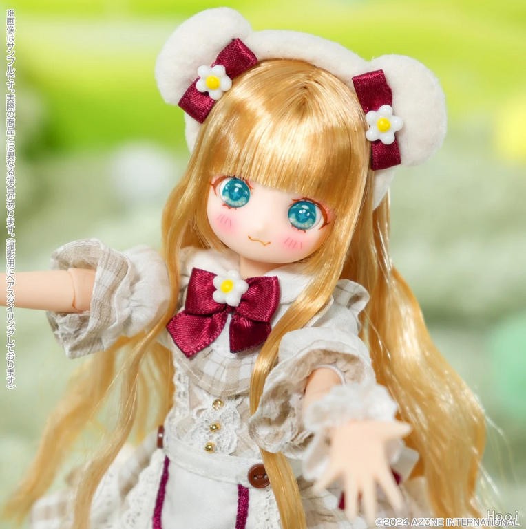 Azone Dreamin Temari Bear Collection Honey Strawberry Limited 8.2In Bjd Full Set