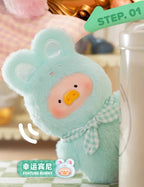 6Pcs Lulu The Piggy Teddy/Bunny Joyful Time Action Figures Vinyl Pendants