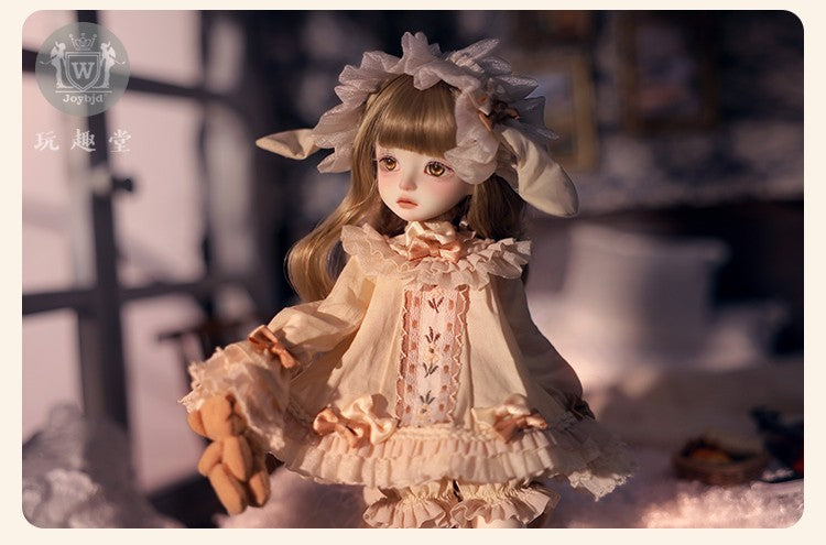 Joybjd Ari Pajama Girl Dolly 27cm/10.6In Bjd Full Set 1/6 Action Figure Official