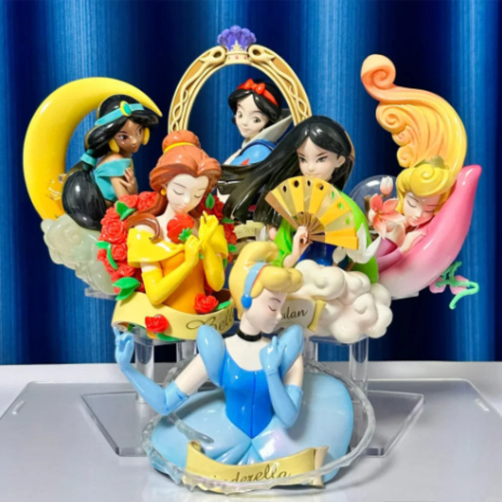 52Toys X Disney Princess Art Gallery Series Confirmed Blind Box Figure Toys Gift