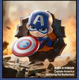 Captain America Storming The Battlefield