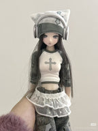6Pcs Mix Angel 25.5cm/10In Bjd Lovely Girls 1/6th Dressable Action Figures Gift