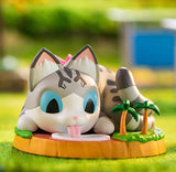 Thirsty kitten
