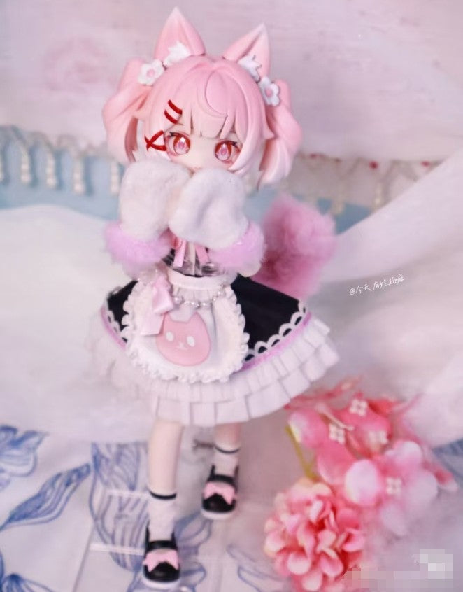 6Pcs Sakura Park Reconstruct Different Images 18cm/7in Bjd Doll Action Figure