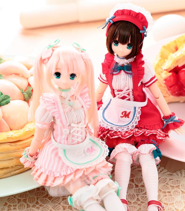 Azone Pureneemo Cherry Pie Maya Sarah's A La Mode 1/6 Bjd Lovely Full Set Gift