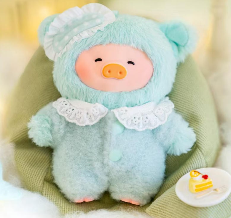 Toyzero Lulu The Piggy Dreaming Wonderland 10cm/3.9In Vinyl Plush Pendant Gift