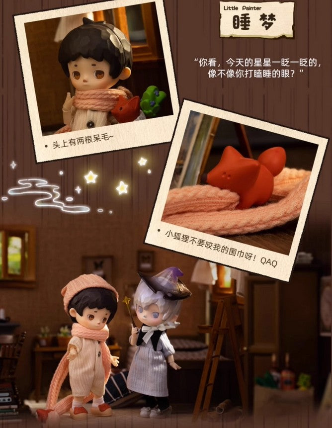 Penny's Box Little Painter and Little Witch Series 5.5In Bjd Doll Action Figure